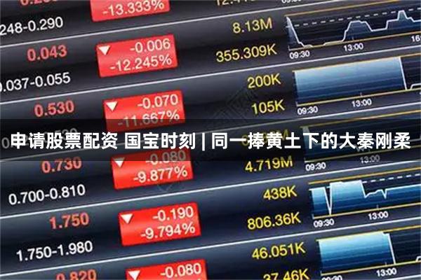 申请股票配资 国宝时刻 | 同一捧黄土下的大秦刚柔