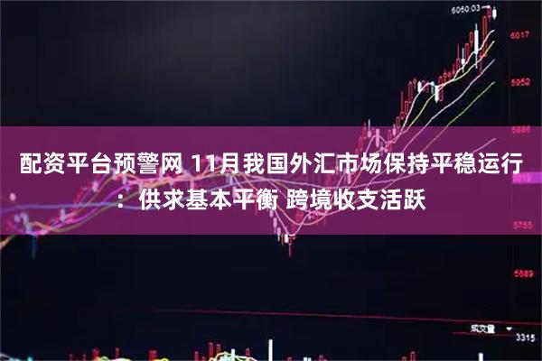 配资平台预警网 11月我国外汇市场保持平稳运行：供求基本平衡 跨境收支活跃